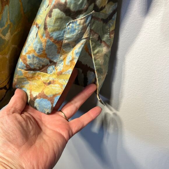 Charter Club Woman Tunic Boho Multi Color Embroidered Studded Aztec Casual 3X - Picture 3 of 7